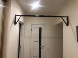 Раздвижной распорный турник EasyFit PowerBar 130-170 см (турник на дверь, для дома, турник в квартиру, турник в дверной проем)