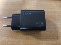 Сетевое зарядное устройство Hoco N56 Fundador PD30W four-port (2C2A) + Type-C to Lightning Black