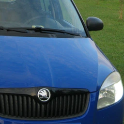 Накладка капота Skoda Fabia/Roomster 07-10 черная, (5J0853633B), (186408993)