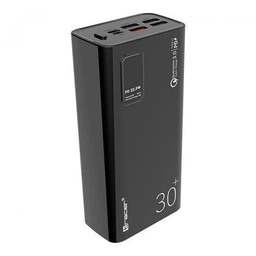 УМБ Павербанк 30000 mAh 22.5W Villini V-0026 4xUSB, PD + QC 3.0 Быстрая Зарядка для Телефона Для Епл Айфон Самсунг Ксяоми Роутера Планшета Портативная Батарея Внешний Аккумулятор Черный