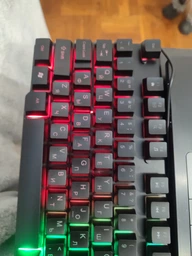Игровой набор 2в1 TWolf TF200 (UA/ENG раскладка/RGB подсветка) Комплект клавиатура и мышь Black фото от покупателей 1