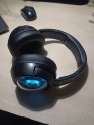Ігрові бездротові навушники Onikuma GT802I с подсветкой, микрофоном, Hi-Fi, Bluetooth + 2.4G, для ПК, PS4, PS5, телефона Black