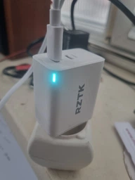 Зарядний пристрій RZTK GaN2 65W 2 USB-C (PD3.0) + кабель USB-C 100W Black фото від покупців 8