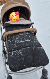 Зимний теплый конверт в прогулочную коляску и санки на флисе BAVO FootMuff фото от покупателей 2