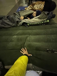 Надувной матрас Intex Downy Airbed 152 х 203 х 25 см Зеленый (64779) фото от покупателей 1