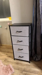 Комод побутовий LUMINARIA PERFECT GRAY 4B (органайзер для зберігання речей та одягу)