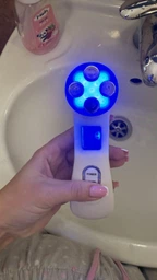 Мікрострумовий масажер для обличчя та шиї RF & EMS Beaty Instrument з мікротоками 9 режимів ліфтинг LPG та тонус шкіри для омолодження з мікрострумами електричний акумуляторний