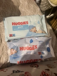 Вологі серветки Huggies Pure 56 шт. фото від покупців 11