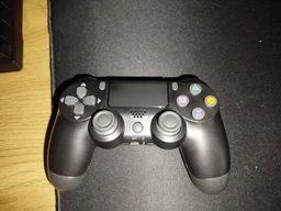 Бездротовий джойстик геймпад PS4 Doubleshock з подвійною вібрацією джойстик для приставки та комп'ютера wireless controller Bluetooth Black