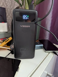 УМБ VEGER W5001 50000 mAh 22.5W USB-C 3xUSB-А Black (W5001.black) фото от покупателей 1