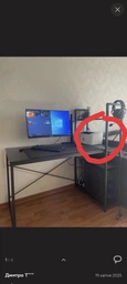 Компьютерный Стол Лофт 120 x 60 см Черный с Боковыми Полками Loran Loft Рабочий Офисный