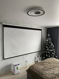 Экран настенный ручной ATRIA 110", (16:9), 244х137 см (MWM-HD-110D) фото от покупателей 11