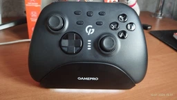 Бездротовий геймпад GamePro із зарядною станцією GPX13BDOC BT 5.3/USB/2.4 ГГц (Switch/PC/iOS/Android) RGB Black фото від покупців 5