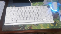 Клавиатура механическая GamePro MK160W (Red) с Hot-Swap RGB White
