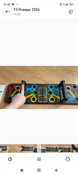 Дошка для віджимань спортивна для віджимань 14 в 1 Foldable Push Up Board платформа для тренування фото від покупців 8