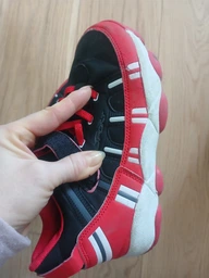 Кросівки високі дитячі баскетбольні розмір 33 REDANDBLACK (PU, EVA червоний-чорний) (1807-3_Червоно-чорний_33)