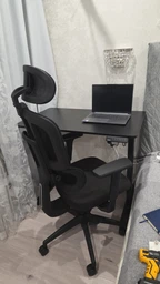 Стіл з електро-регулюванням висоти RZTK eDesk Basic 2 1000 х 600 мм Black фото від покупців 2