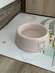 Миска Trixie керамическая для кошек 0.15 л d 12 см Розовая (4057589252234)