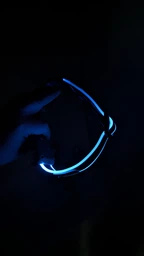 Ошейник для собак с подсветкой WAUDOG LED NASA21 Type-C M-L Ш 25 мм Дл 41-62 см (273-0148collar)