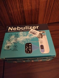 Ингалятор небулайзер Nebulizer Mesh Atomizer для детей и взрослых для дыхательной терапии портативный от сухого кашля насморка боли в горле для астматиков фото от покупателей 19