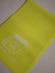 Эластичная лента EasyFit 0.35 мм зеленая для фитнеса и йоги (еспандер ленточный для пилатеса, йоги, реабилитации) SC1724G фото от покупателей 2