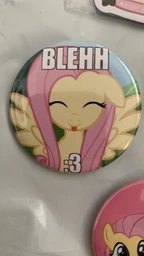 Значок Флаттершай из мультсериала My Little Pony 44мм №24