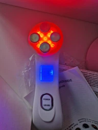 Мікрострумовий масажер для обличчя та шиї RF & EMS Beaty Instrument з мікротоками 9 режимів ліфтинг LPG та тонус шкіри для омолодження з мікрострумами електричний акумуляторний фото від покупців 2