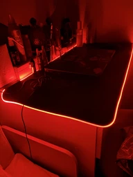 Большой геймерский RGB коврик (игровая поверхность) с подсветкой для мыши 900 x 400 x 3 мм фото от покупателей 5