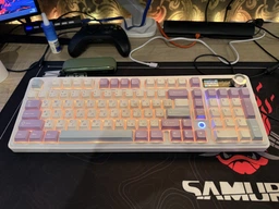 Клавіатура Ajazz AK980 Безпровідна RGB підсвітка HotSwap, Сіра фото от покупателей 4