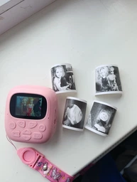 Дитячий фотоапарат Миттєвого друку Kids Print Camera Рожевий (HPS1P)