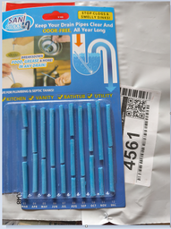 Палички від засмічення раковини зливу Sani Sticks Blue