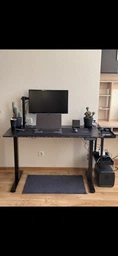 Стол с электрорегулировкой высоты RZTK eDesk USB Black 1200 х 600 мм фото от покупателей 7