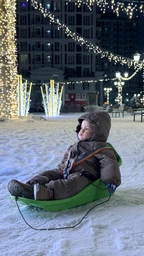 Санки дитячі Topo Prosperplast 5905197481937 зі спинкою, синій колір фото від покупців 4