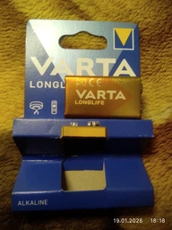 Батарейка Varta Longlife 6LR61 BLI 1 Alkaline фото від покупців 3