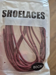 Вощеные круглые шнурки для обуви FASTLACES P2-2 White 80cm