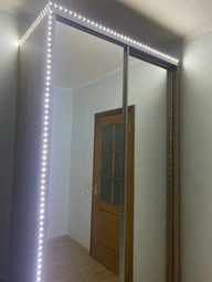 Світлодіодна стрічка LED Strip light cold з вимикачем 5 метрів фото от покупателей 1