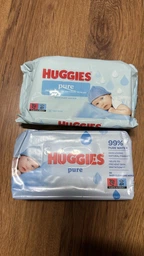 Вологі серветки Huggies Pure 56 шт. фото від покупців 10