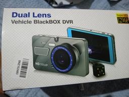 Видеорегистратор Сенсорный Дисплей 4.0 дюйма Dual Lens на 2 камеры (спереди + сзади)