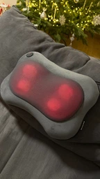 Массажер-подушка Naipo Plush MGP-129M с подогревом для спины и шеи