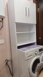 Тумба під пральну машину МП-006 з полицями 640х1900х250 мм Біла, Nikoshop фото від покупців 2
