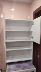 Тумба під пральну машину МП-006 з полицями 640х1900х250 мм Біла, Nikoshop фото від покупців 1