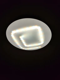 Управляемая светодиодная люстра ESLLSE MOON 70W R 450×65мм Белая для кухни, спальни, прихожей фото от покупателей 4