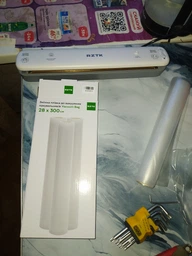 Сменная пленка к вакуумному упаковщику RZTK Vacuum Bag 28x300 см (3 шт) фото от покупателей 4