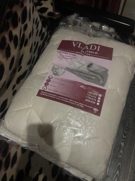 Ковдра зимова натуральна вовна Vladi Преміум 140x205 Полуторний