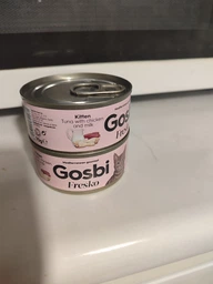 Вологий корм з тунцем, куркою та молоком для кошенят Gosbi Fresko Cat Kitten Tuna Chicken & Milk 70 г