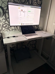 Стол с электрорегулировкой высоты 100 X 60 см Flexi Desk Dark Brown 28061 фото от покупателей 11