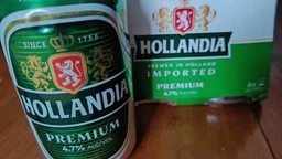 Упаковка пива Hollandia Premium світле фільтроване 4.7% 0.33 л x 24 шт (8714800007207)
