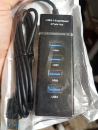 Хаб USB 3.0 длинный кабель USB 1.2 м на 4 порта концентратор Черный USB-хаб HUB с выключателями Черный фото от покупателей 2