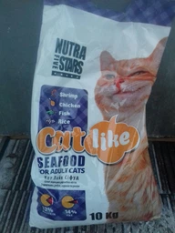 Сухой корм для кошек Nutra 5 Stars Cat Like Seafood 10 кг – Вкус морепродуктов.