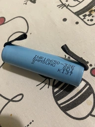 Aккумулятор Samsung 18650 с клемами под пайку Li-Ion INR18650-32E, 3200 mAh, 10A , 3.7V (2.75-4.2V, без защиты, для пайки) - 1шт. фото от покупателей 3